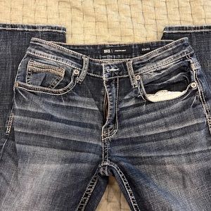 Men’s Buckle Jake straight 32x32 dark jeans